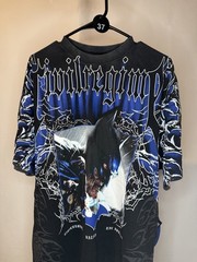 Civil Regime X Batman Graphic T-Shirt – Black & Blue Colors SZ Small