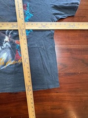 1989/90 Stevie Ray Vaughan Double Trouble Band SHIRT LARGE BROKUM 21×25″ IN STEP