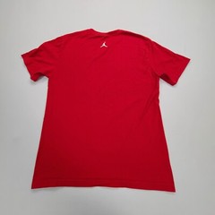 Jordan Shirt Adult Medium Red Basketball Jumpman Scoring Outdoors Athletic Mens