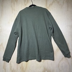 Work n’ Sport Thermal Waffle Knit Henley Long Sleeve Shirt LT Tall Olive Green