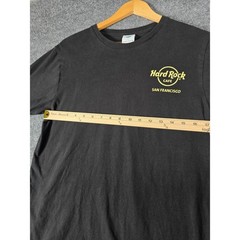 Hard Rock Cafe San Francisco Graphic T Shirt Mens Medium Black Short Sleeve Tee