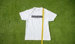 Diamond Supply Co T Shirt Brand Logo White Size Large