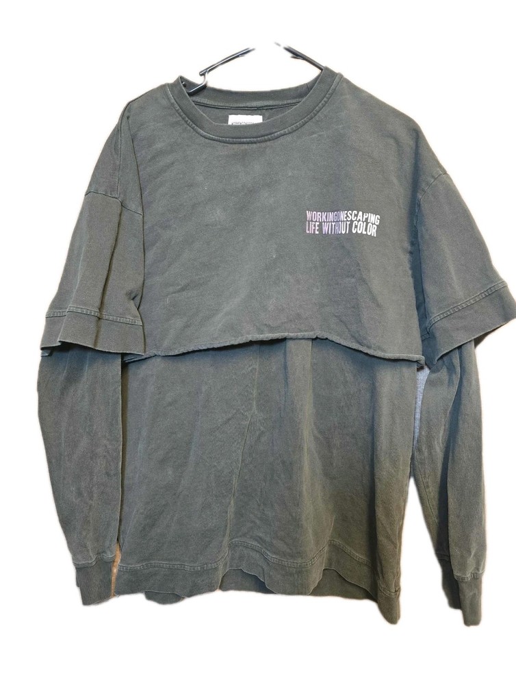 🔥 Working On Escaping Double Tee Shirt 👕 Men’s Size L Graphic Streetwear