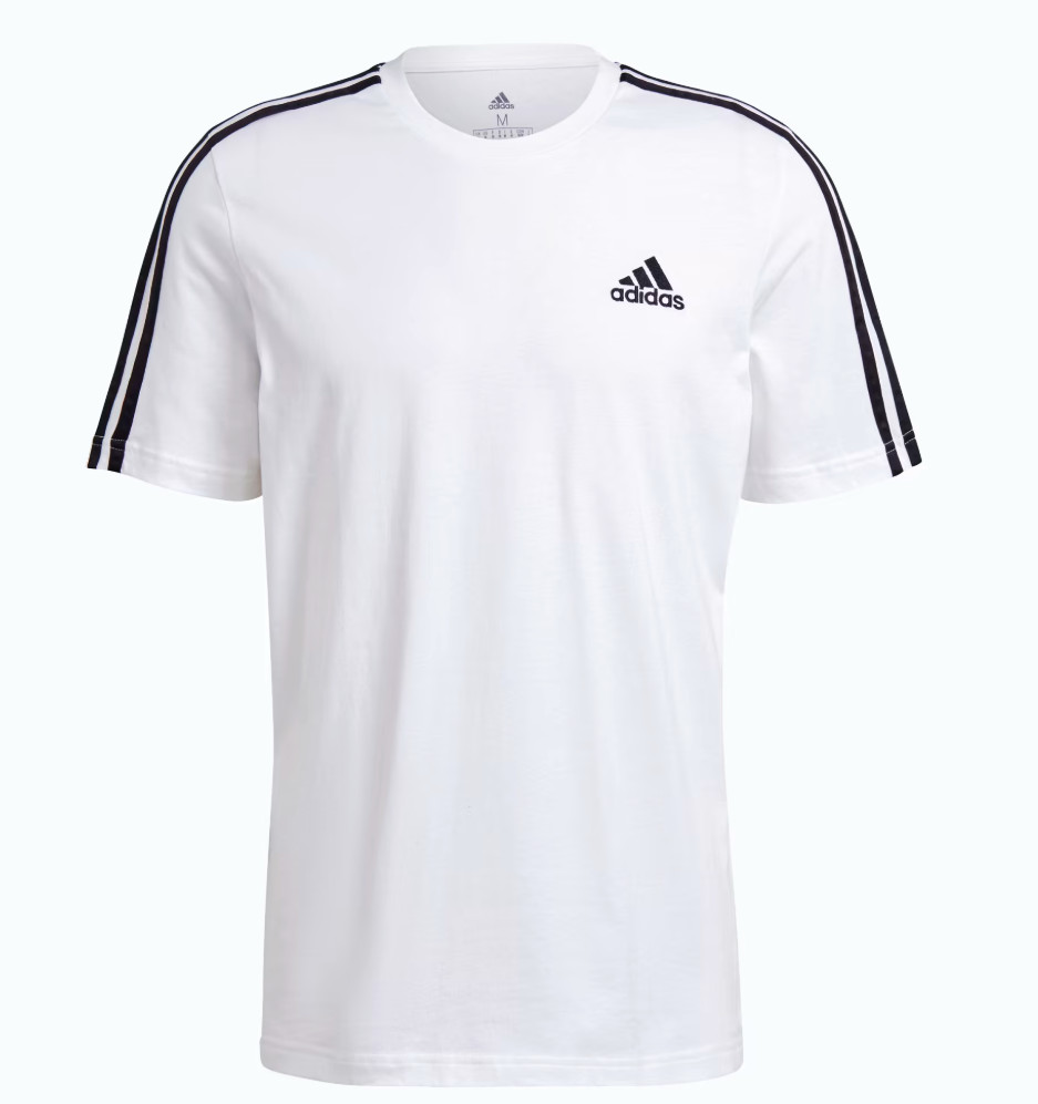 NEW MEN’S ADIDAS ORIGINALS 3 STRIPES TEE SHIRT ~SIZE MEDIUM #GL3732