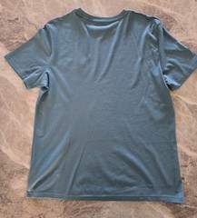 M&S Regular Fit Pure Cotton Crew Neck T-Shirt ~ LONG LENGTH ~ 2 PACK ~ Size L