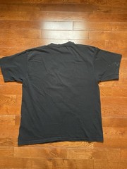 Vtg 90s Woolrich Deer Hunt T-Shirt Black Men’s XXL Single Stitch Harlequin Print