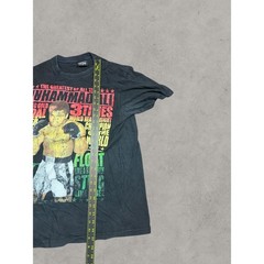 Flying Horse Muhammad Ali Graphic T-Shirt Mens Large Black Rasta Boxing Tee