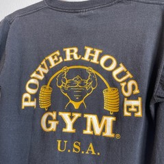 Vintage 80s Powerhouse Gym USA Double Sided Single Stitch T-shirt Size S Tag M