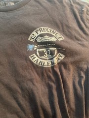 32nd Precient NYPD Harlem t shirt RIP jan 2022 2 officers last watch nm+ L