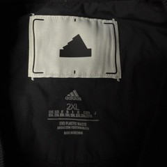 Adidas Shirt Men’s 2XL Black HN1958 Graphic Tee End Plastic Waste 2022