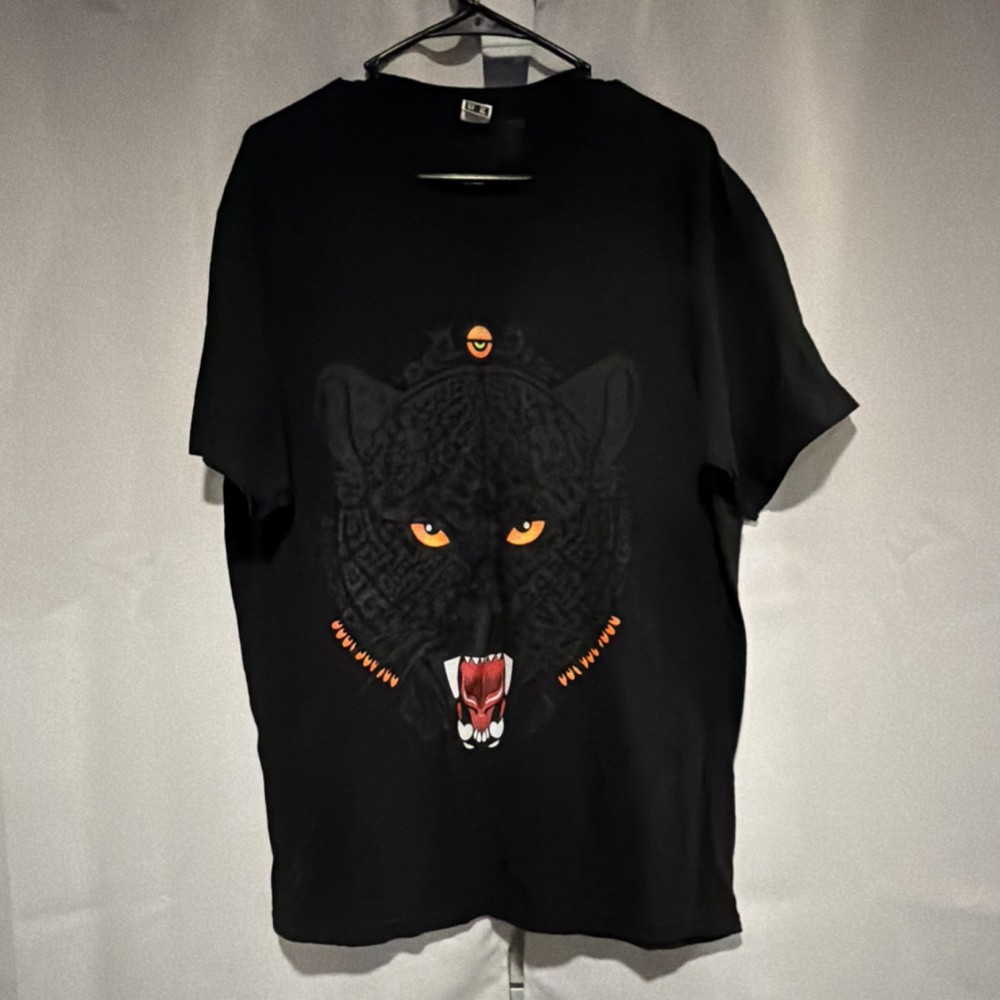 Black Panther Graphic Cotton Men’s XL Short Sleeve Crew Neck T-Shirt