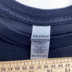 Gildan Jeep Trail Rated 4×4 Black Graphic T-Shirt Mens 2XL Adventure Tee