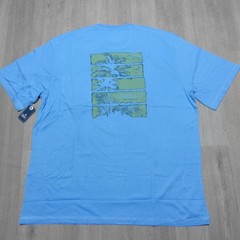 Johnnie-O Men’s XL Palm Paradise T-Shirt Malibu Blue SS Crew Neck NWT