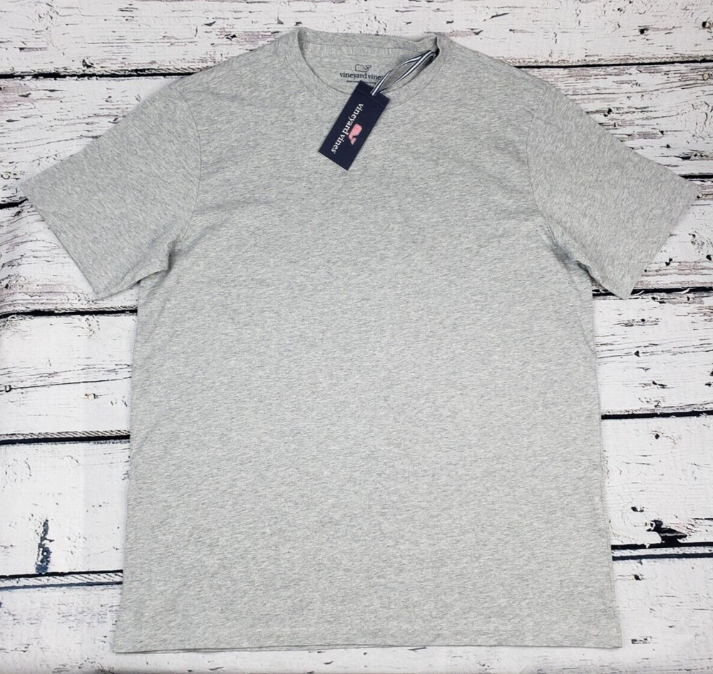 Men’s Vineyard Vines Gray Short Sleeve T-Shirt Size Small (S) – New With Tags
