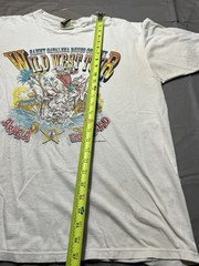 Vintage Sammy Catalena Rodeo Wild West Tour T shirt Adult XL Distressed Aruba