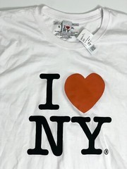 I Love NY Official Heart New York Short Sleeve by Brooklyn Vertical T-Shirt