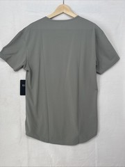 NEW BYLT Drop Cut SS Shirt Mens Large Grey BYLT Blend Premium Basics Tee