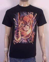 vintage 90s 00s Y2K The Flash T-Shirt Justice League JLA DC Comics Superhero M
