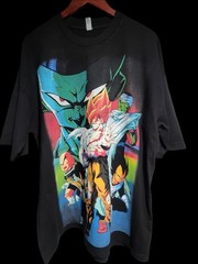 RETRO DRAGON BALL Z Poster ON A SHAKA HEAVYWEIGHT GARMET DYED T SHIRT “MODERN”