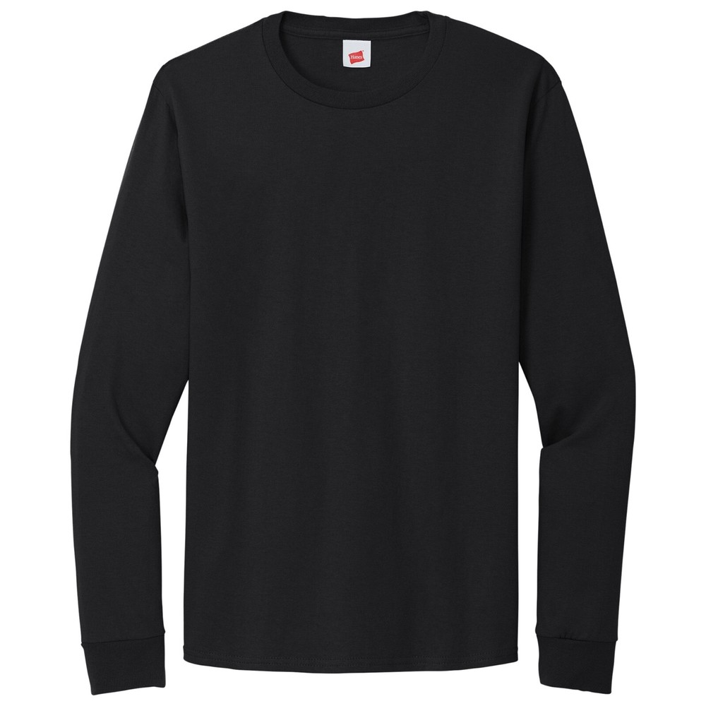 Hanes Men’s ComfortSoft Essential-T 100% Cotton Long Sleeve S-3XL T-Shirt 5286