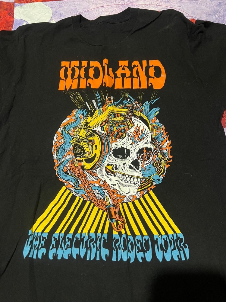 MIDLAND BAND ELECTRIC RODEO TOUR T-shirt S to 5XL NZ837