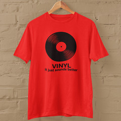 VINYL It sounds better T-SHIRT (Record Collecting LP Album Music Dad Hipster)