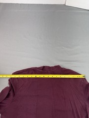 Mens Croft & Barrow Turtle-Neck Long Sleeve Extra Soft Tees Size Medium Maroon