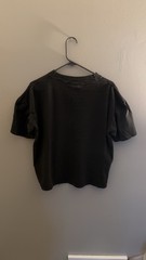 Vintage 80s US Navy Pacific Fleet Men’s Large Fits Cropped Black And YellowShirt