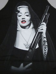 MAFIOSO SISTER MONROE Tank Top T-shirt Marilyn Tattoo Men’s SMALL Vest Tee New