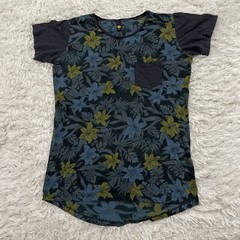 LOST Shirt Men M Slim Floral Black Skate Surf Island Hawaiian Y2k Pocket Tee M