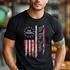 250 Years America Freedom Anniversary Independence Day Patriotic T-Shirt