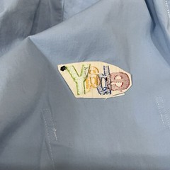 Vintage EBAY Button Down Shirt Promo Logo Embroidered Men’s XL Blue As-is