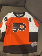 Porter Martone Philadelphia Flyers Orange and White Jersey Mens Size Medium (50)