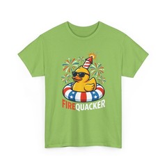 Funny Firequacker Duck Patriotic 4th of July Shirt Unisex T-Shirt
