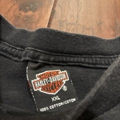 Vintage 1999 Harley Davidson Eagle Have a Nice Davidson T Shirt XXL Black Fade