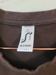 Pre-Owned Sol’s Regent XL Brown Czech Republic Prague Europe Graphic T Shirt Men