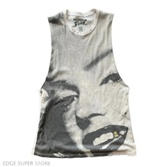 Mighty Fine Red Carpet Marilyn Monroe White Gold Tooth T-shirt Tank Top Small
