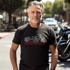 Indian Scout Sixty Bobber Twenty Rogue 101 440 Motorcycle T-Shirt for Bikers