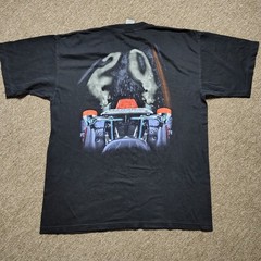 Vintage LYNYRD SKYNYRD Shirt Men XL Black Motorcycle Twenty Album Distressed 90s