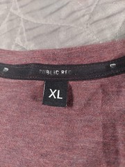 Public Rec Shirt Mens XL Pima Cotton Tencel Spandex Athletic Tee Gym Training