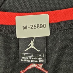 Air Jordan Men Jersey L/G Black Embroidered Logo Basketball Y2K