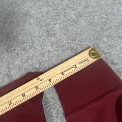 Cremieux Long Sleeve T-Shirt Large Burgundy Cotton Spandex Crew Neck