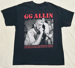 Gg Allin Gift For Family Black T-Shirt Cotton All Size