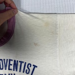 Vintage School Athletics Shirt White Dakota Adventist Academy Ringer PE Tee