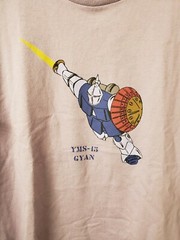 US SELLER- Uniqlo x Gundam YMS – 15 Gyan T-shirt Purple 40th Anniversary
