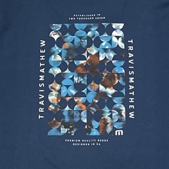 Travis Mathew Men’s Return Ticket T-Shirt, Titan, XL, New