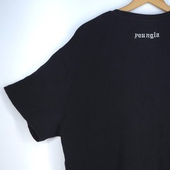 YoungLA Waffle Knit T-Shirt Mens XL Embroidered Oversized Streetwear Heavyweight