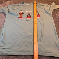 Duluth Trading Co Longtail T Shirt Mens Large Blue Graphic Relaxed Fit Cotton