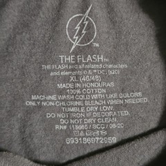 The Flash XL 2020 Flash Logo Faded Black Graphic Short Sleeve T-Shirt