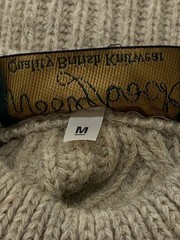 Other Brands WoolyBack Knit Sweater (Thick) M Wool BEG Solid Color